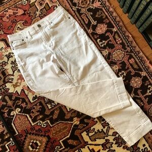 J.Crew White Stretch Jeans